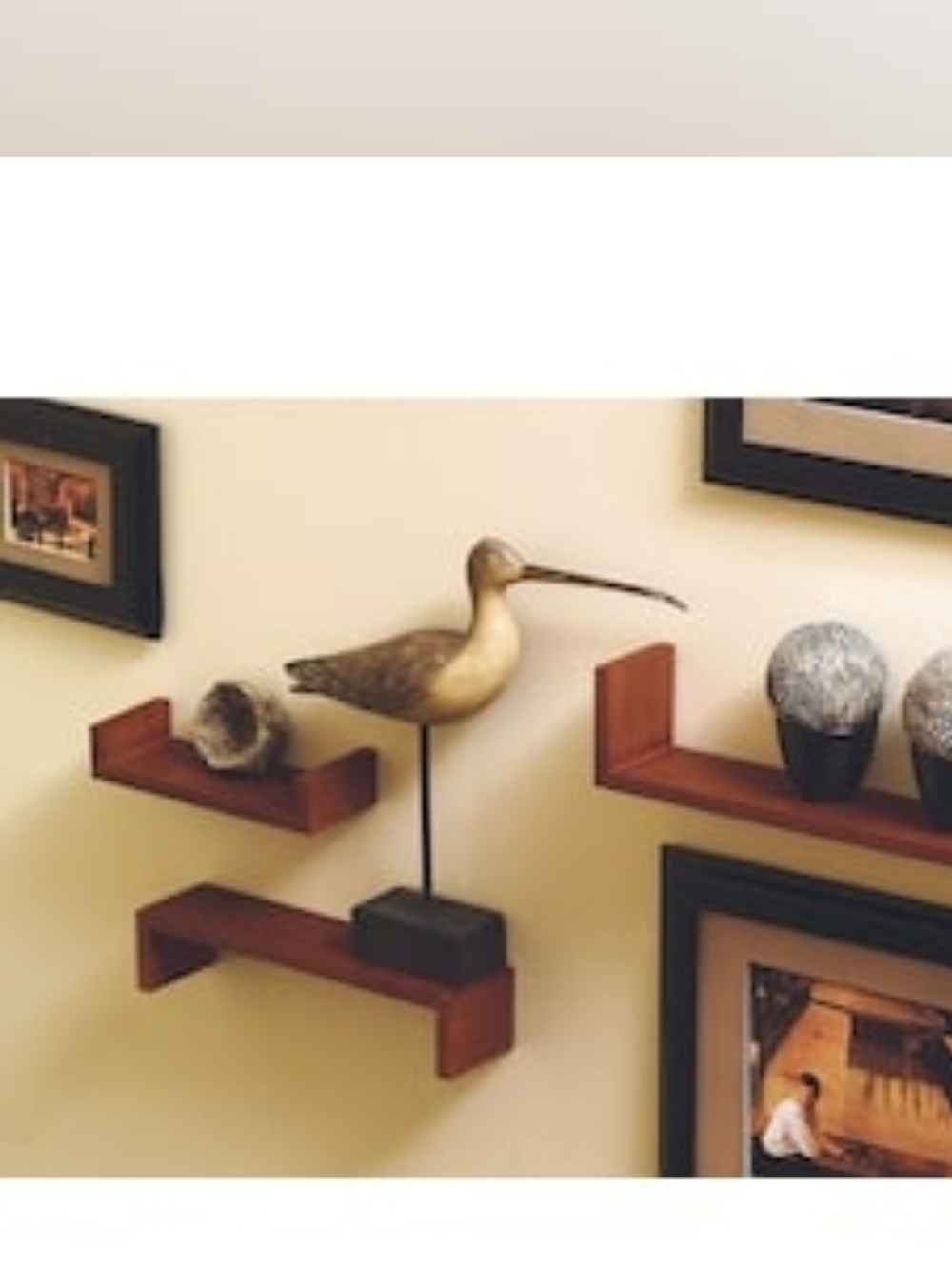 Solid Wood Floating Shelves